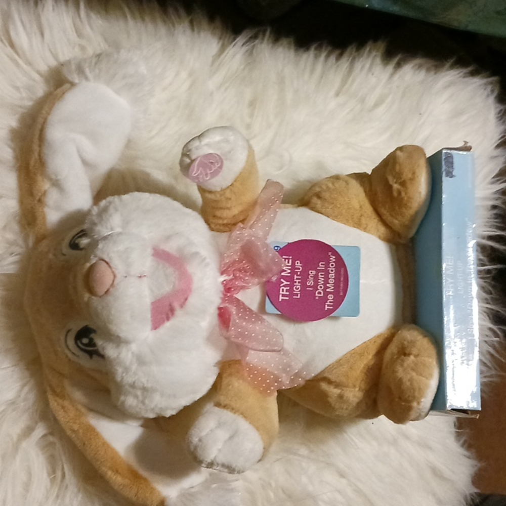 Cottondale Hop & Bop Rabbit. That Lights in her Cheeks and Sings plus Ears Move.